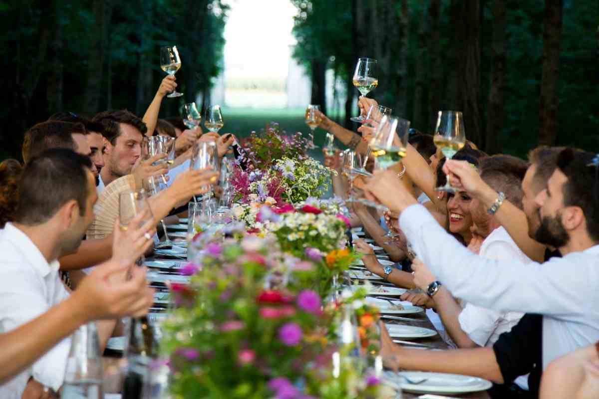 Un ricevimento di matrimonio