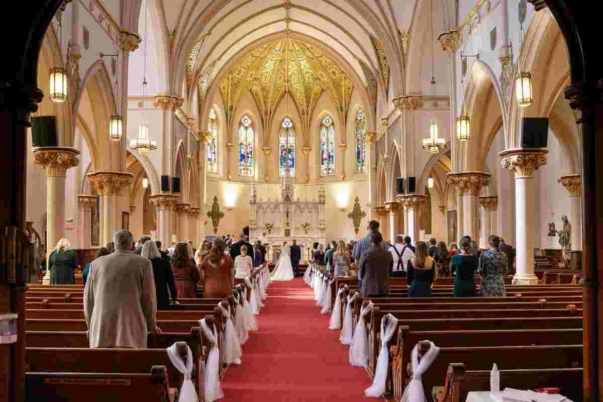 Chiesa durante un matrimonio