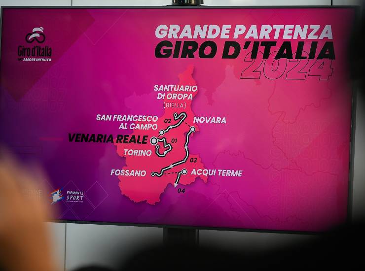 Giro d'Italia presentazione tre tappe