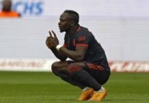 L'attaccante senegalese Sadio Mané