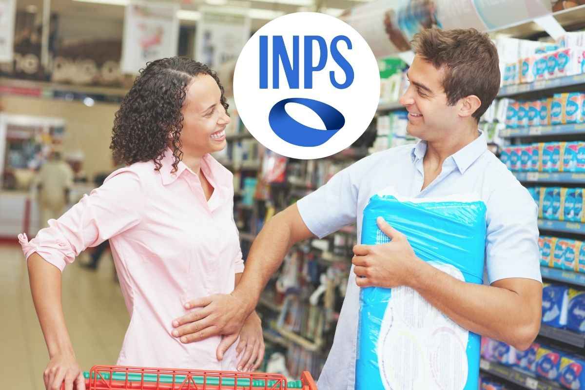 ragazza incinta e logo inps