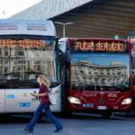 due autobus fuori servizio