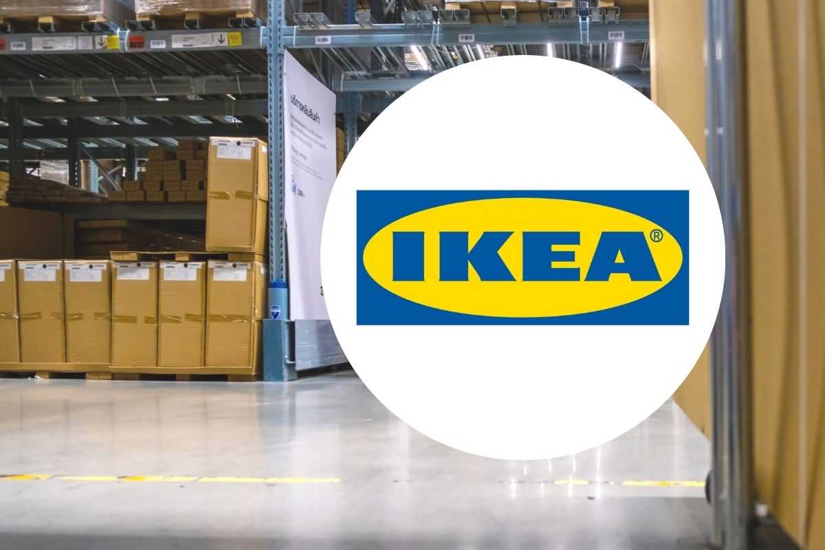 logo ikea e magazzino